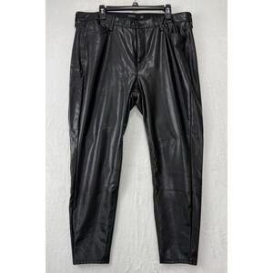 Torrid Faux Leather Pants 18R Black